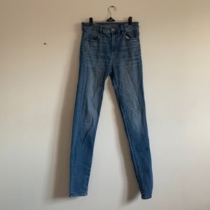8 | Blue American Eagle jegging